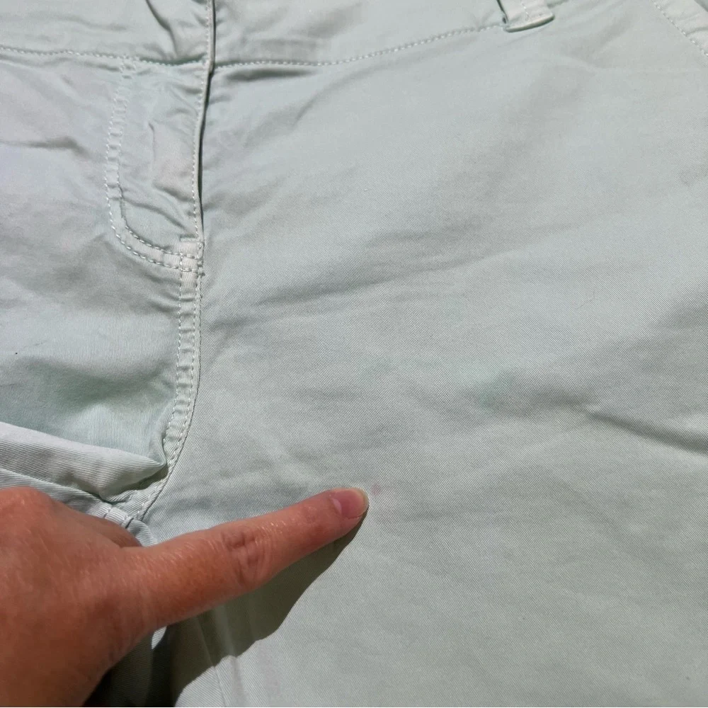 Vineyard Vines Mint Green Shorts Womens Size 4 Chino Stretch Preppy Style